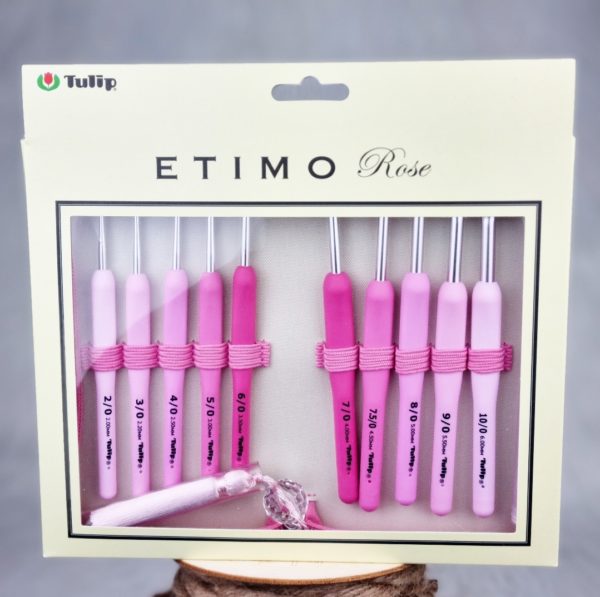 Tulip Etimo Rose Crochet Hook with Cushion Grip Set